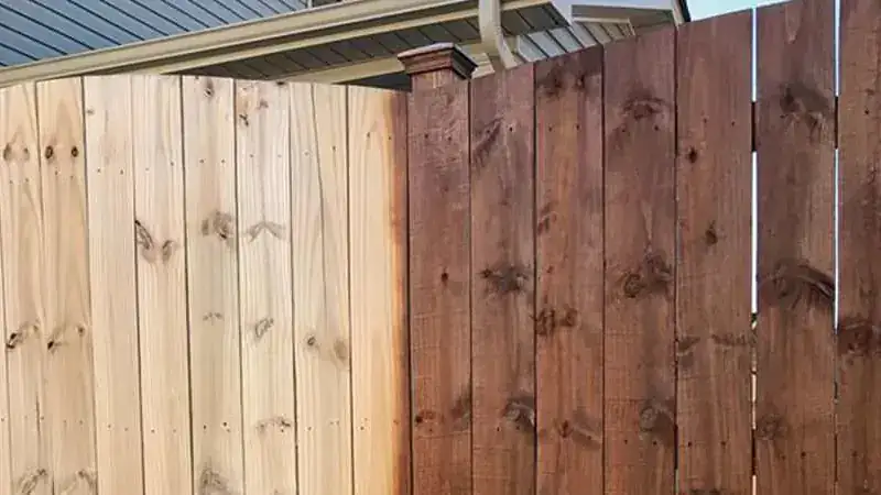 Warm Mahogany Fence Stain