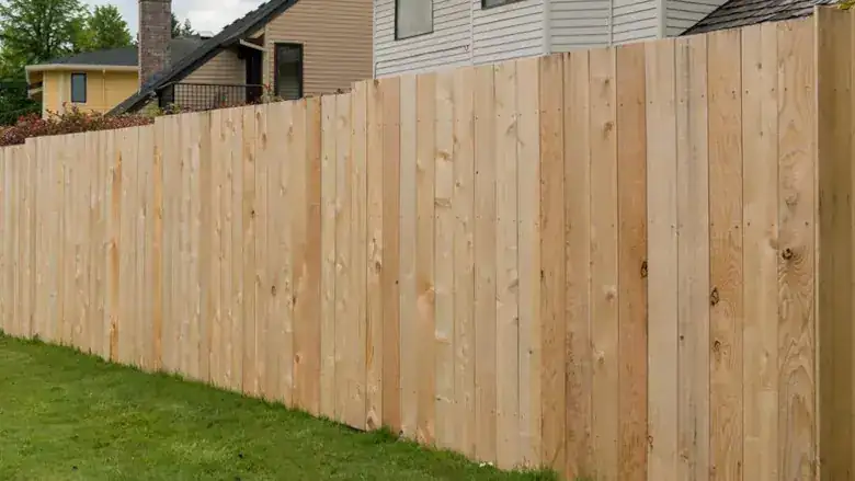 Classic Timber Paling Fence
